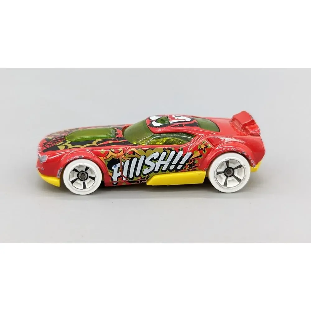 Mattel Hot Wheels Red & Yellow Fast Fish 1:64 Diecast Car Toy Collectible